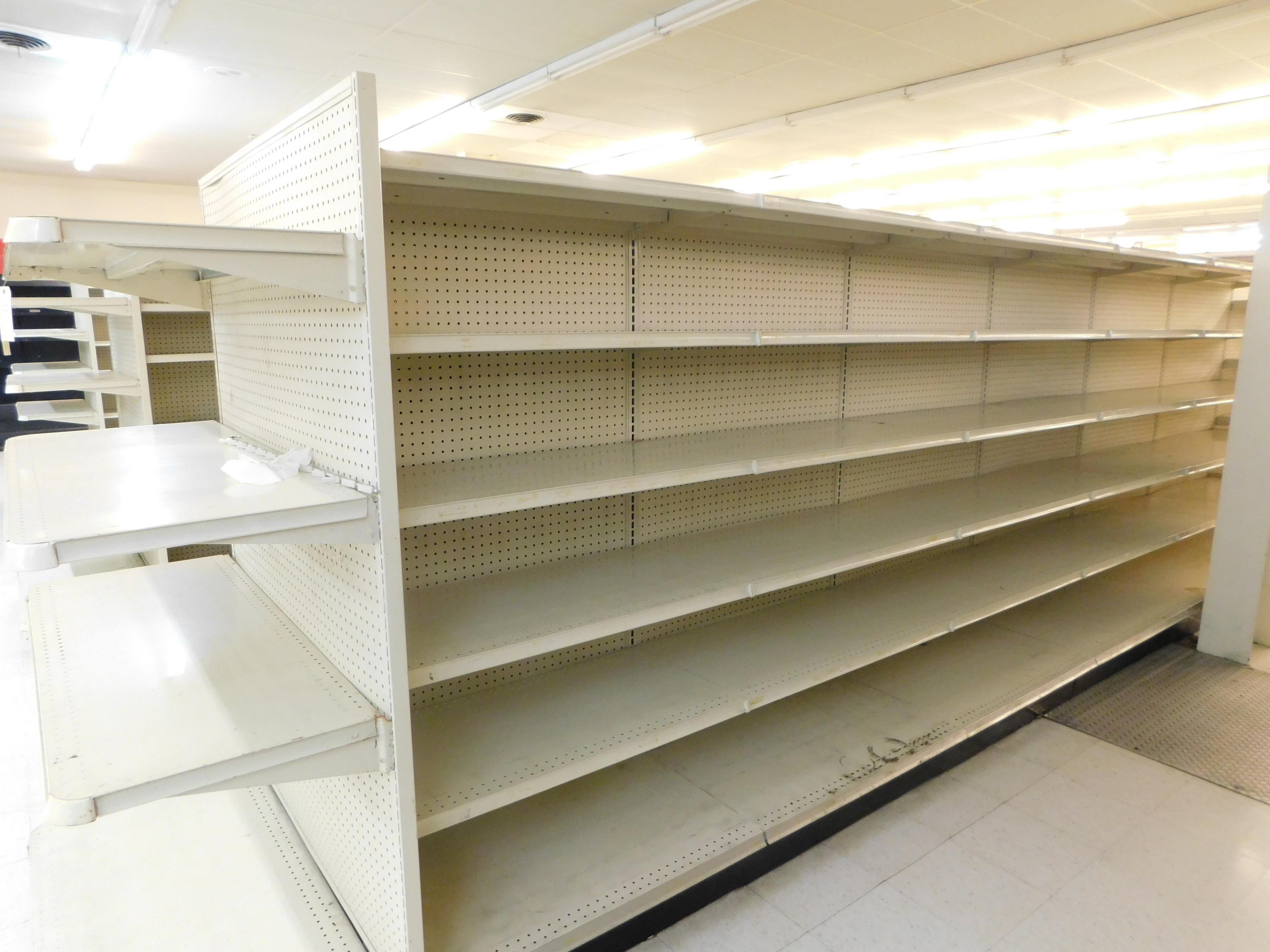 Shelving Unit Double Side 54ft W/end Caps