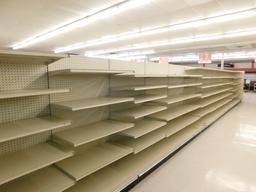 Shelving Unit Double Side 54ft W/end Caps
