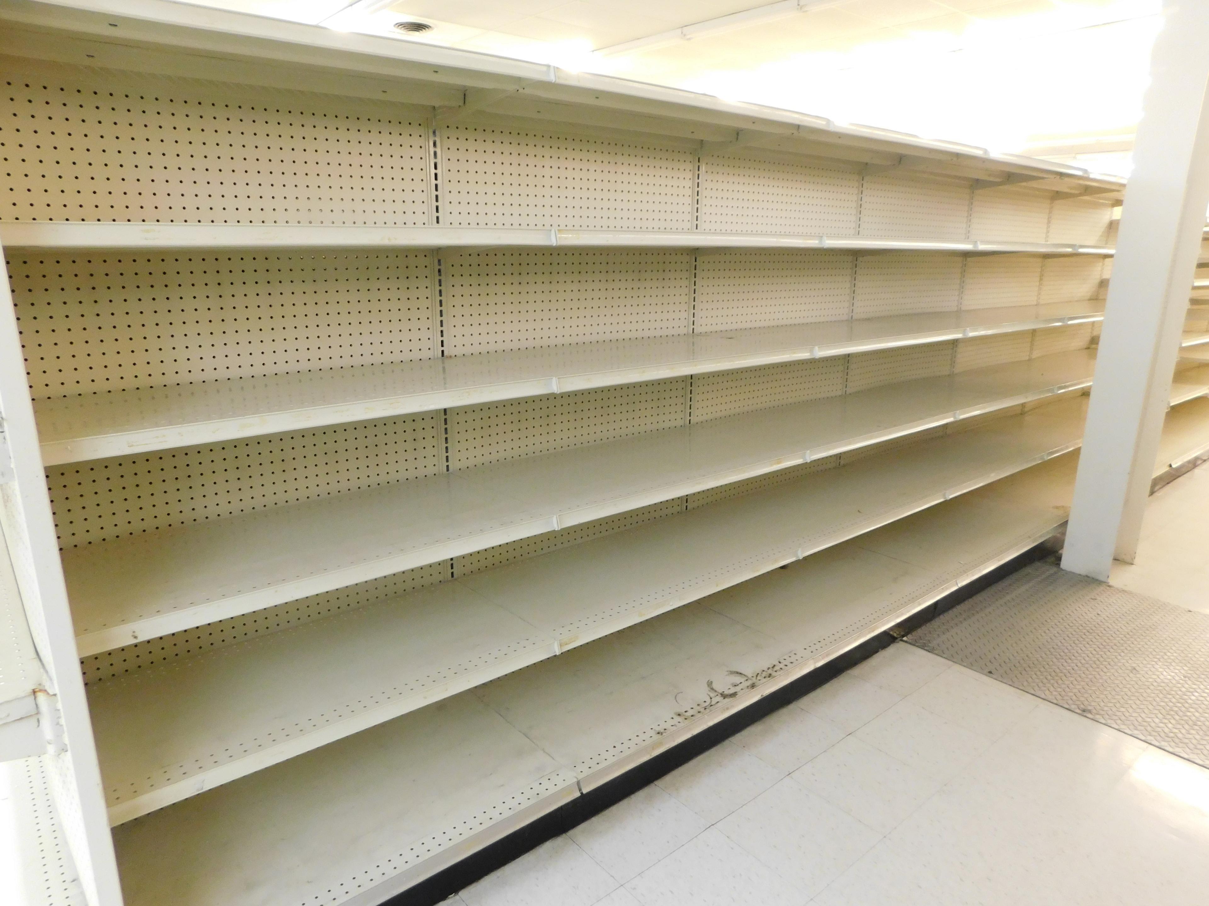 Shelving Unit Double Side 54ft W/end Caps