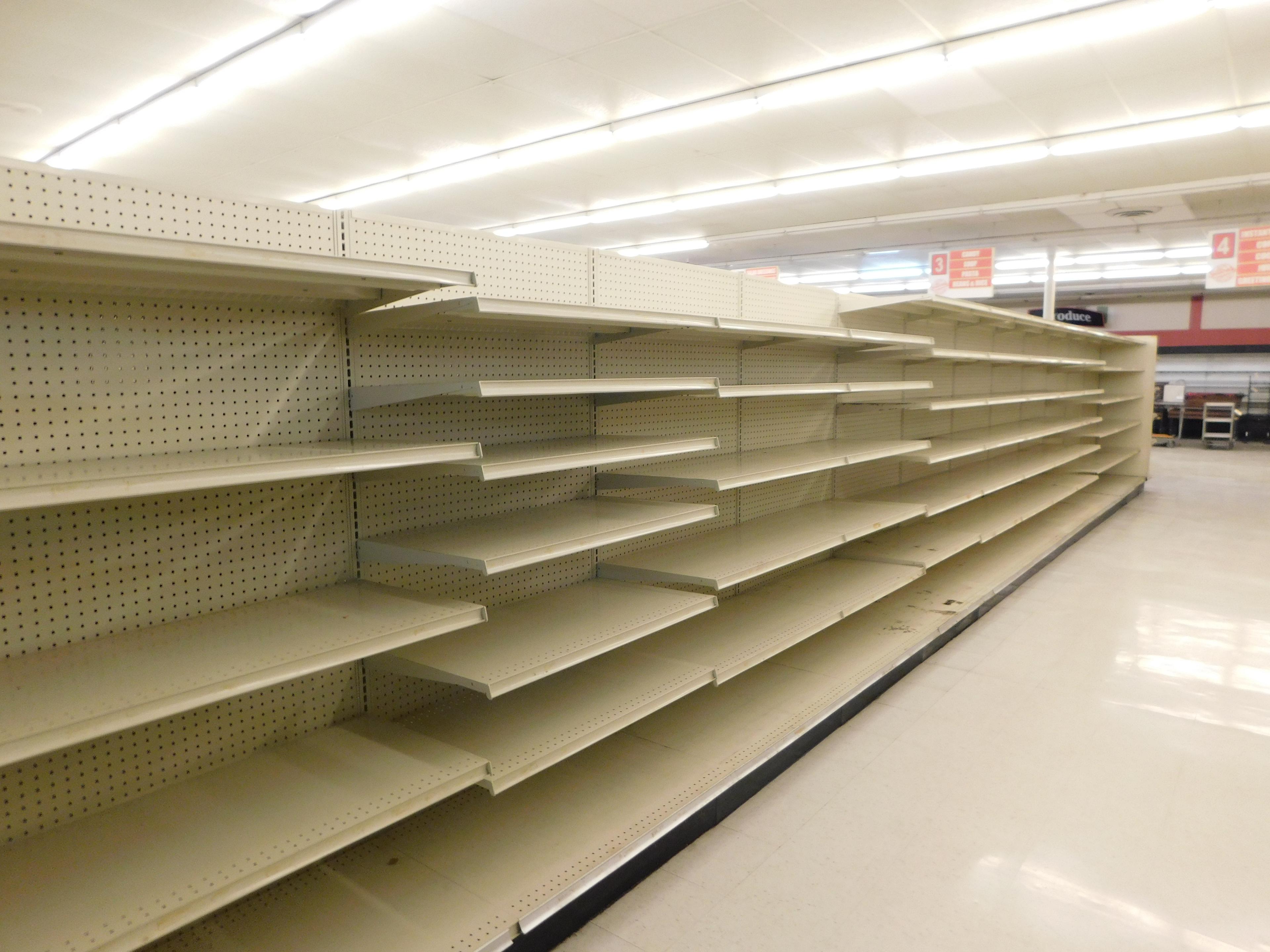 Shelving Unit Double Side 54ft W/end Caps