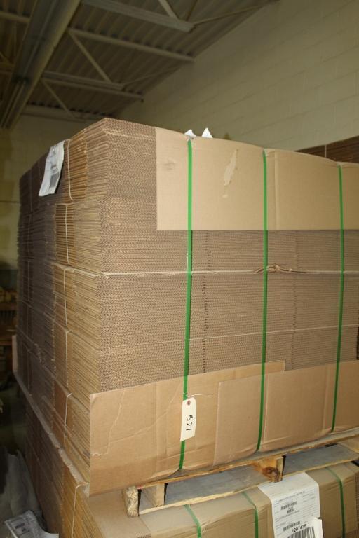 Pallet of Cardboard Boxes 27 X 13 X 9