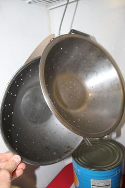 Stainless Colanders 2 units 2X the bid