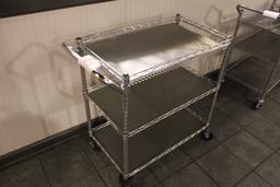 Metal 3 Tier Cart on Castors