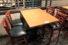 High Top Table & 4 Chairs
