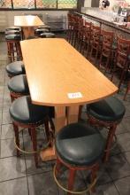 High Top Table & 8 Stools