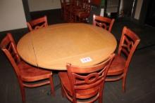 Round Table & 5 Chairs