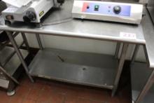 Stainless Table 48 X 24 X 36