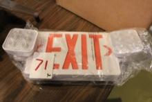 Emergency Exit Sign