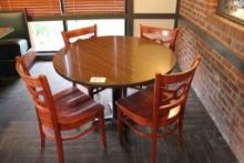 Round Table 4 Chairs