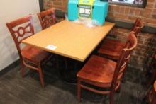Table & 4 Chairs