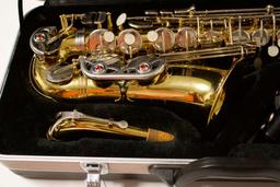 Selmer Saxaphone in case