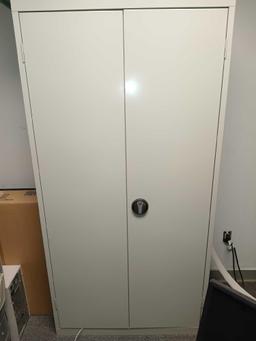 locking metal storage cabinet