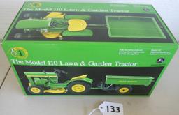 John Deere 110 Lawn & Garden tractor with dump cart