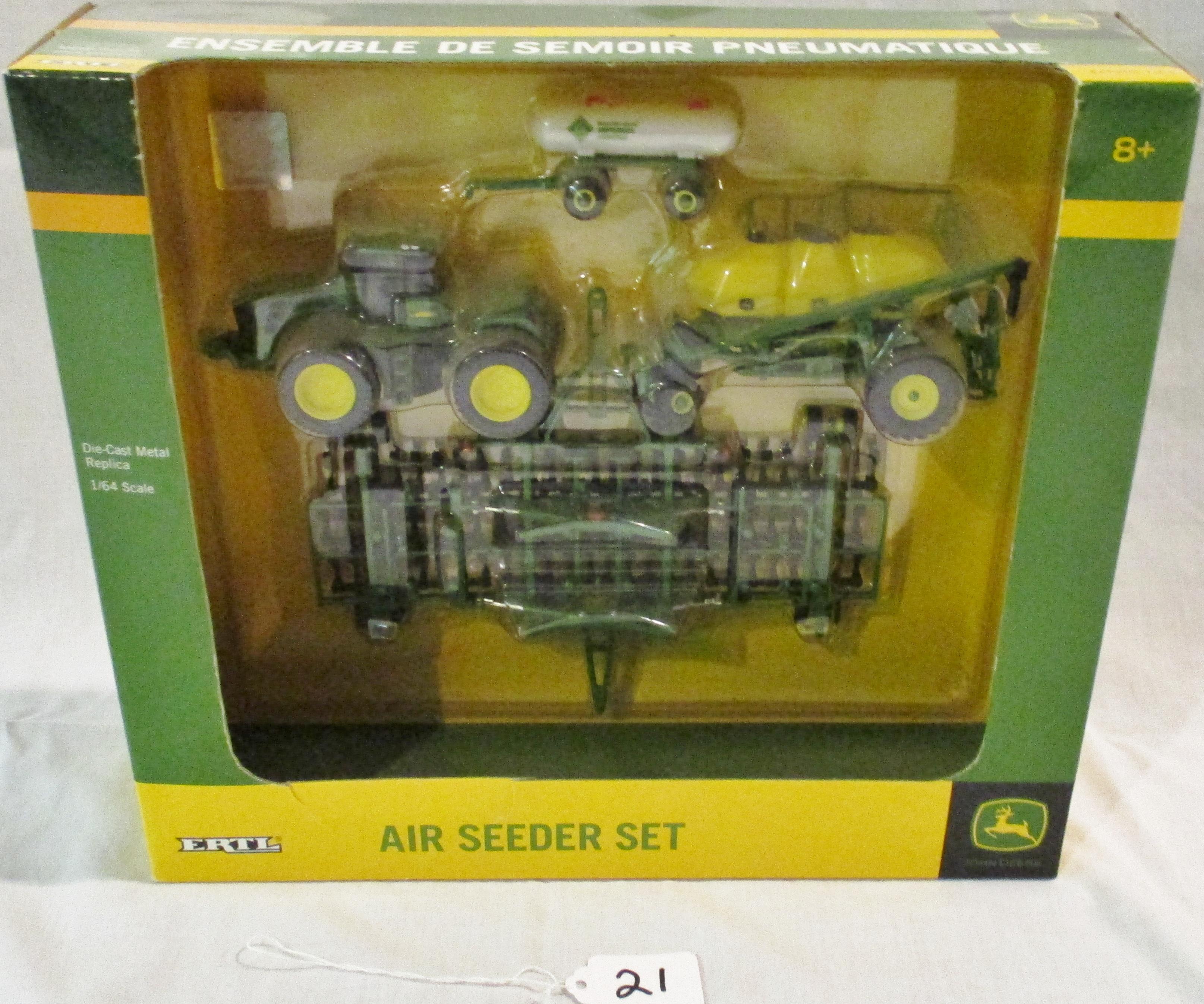 John Deere air seeder set