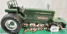 "Unfinished Business" pulling tractor