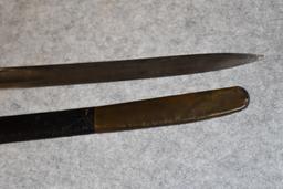 Model 1850 Staff and Field Officer's sword with scabbard