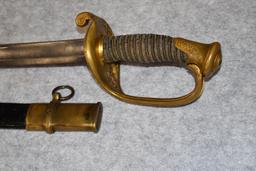 Model 1850 Staff and Field Officer's sword with scabbard