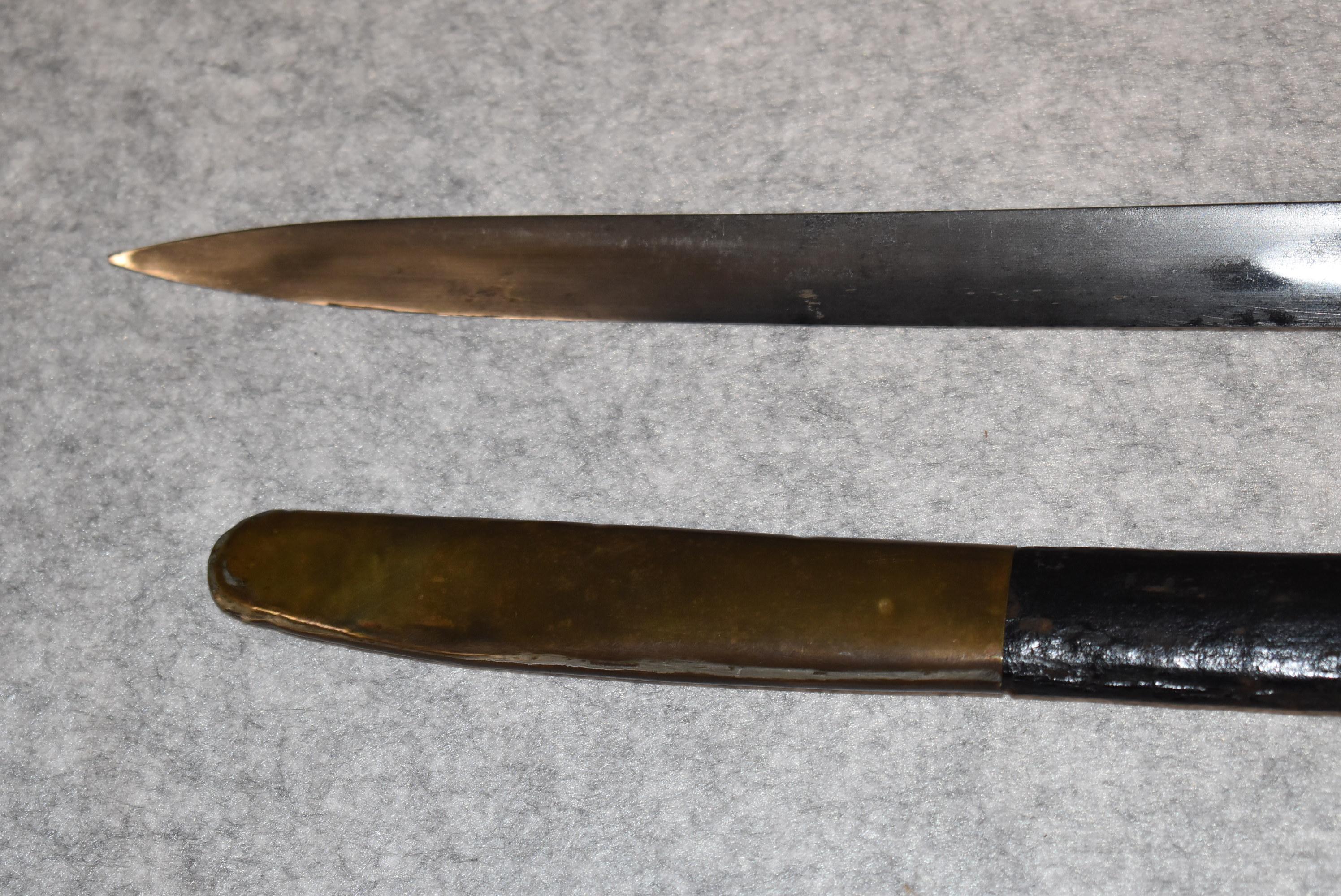 Model 1850 Staff and Field Officer's sword with scabbard
