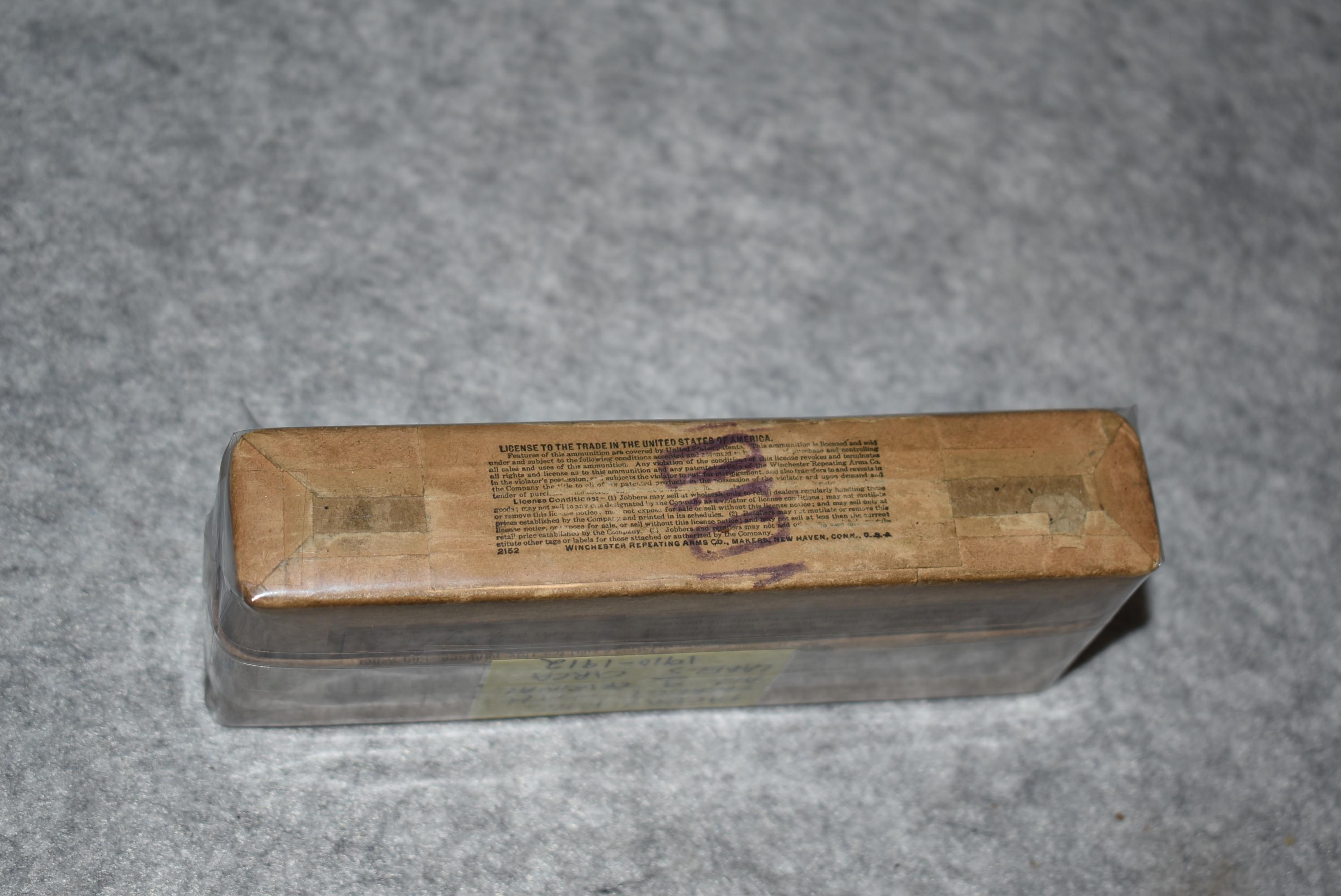 Winchester Repeating Arms Company – .40-60 Winchester Cal. 210 Grs. Cartridges 20ct. Box of Ammo – F