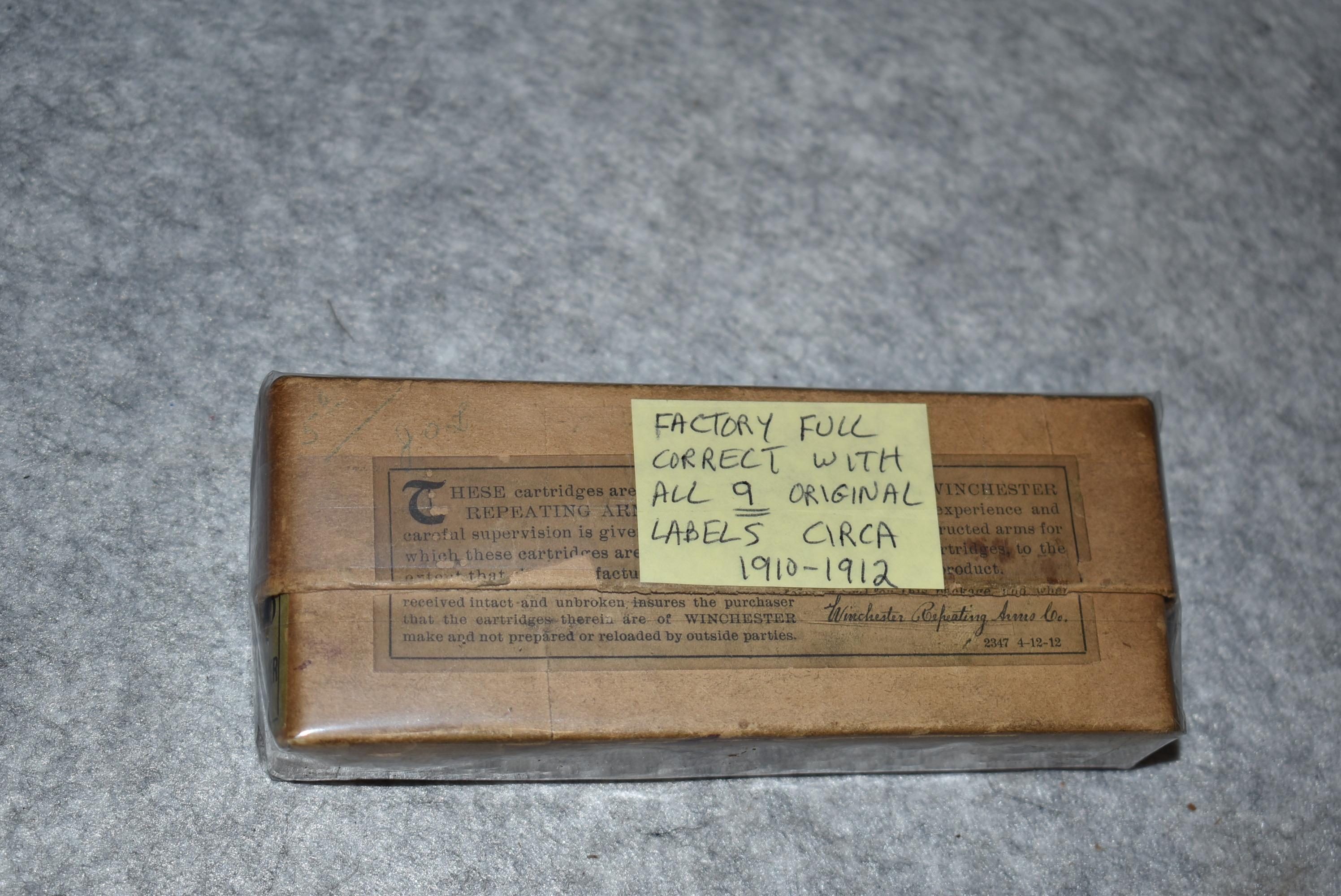Winchester Repeating Arms Company – .40-60 Winchester Cal. 210 Grs. Cartridges 20ct. Box of Ammo – F