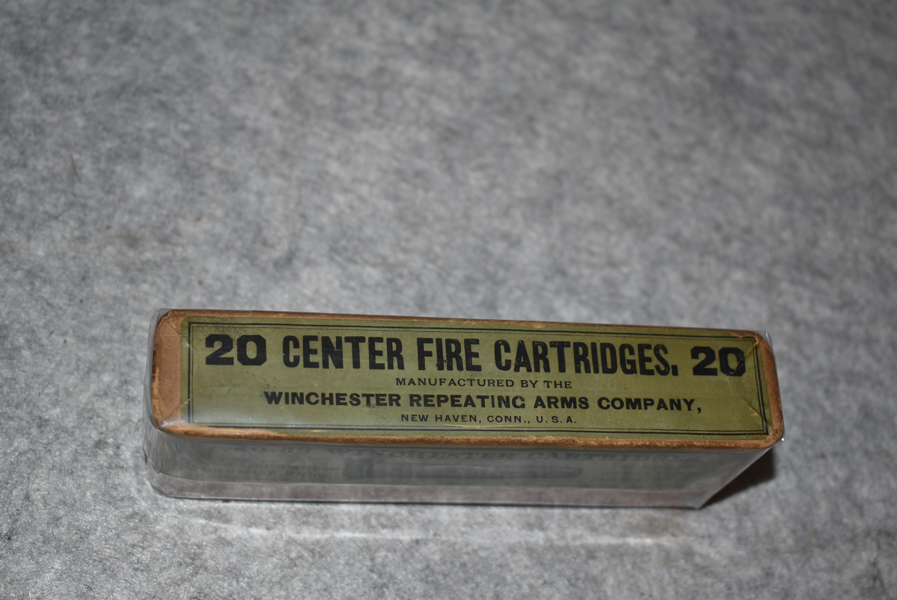 Winchester Repeating Arms Company – .40-60 Winchester Cal. 210 Grs. Cartridges 20ct. Box of Ammo – F