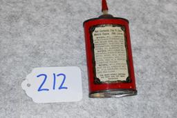 WM. F. Nye, Inc. – Partial 3 ¼ Oz. Can of NYOIL – Red & Silver Color