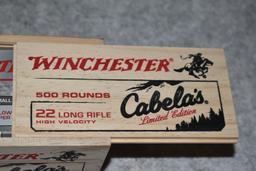 Winchester/Cabelas – Limited Edition Super X 22 Long Rifle Cal. 36 Grain High Velocity Box of Ammo –