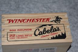 Winchester/Cabelas – Limited Edition Super X 22 Long Rifle Cal. 36 Grain High Velocity Box of Ammo –