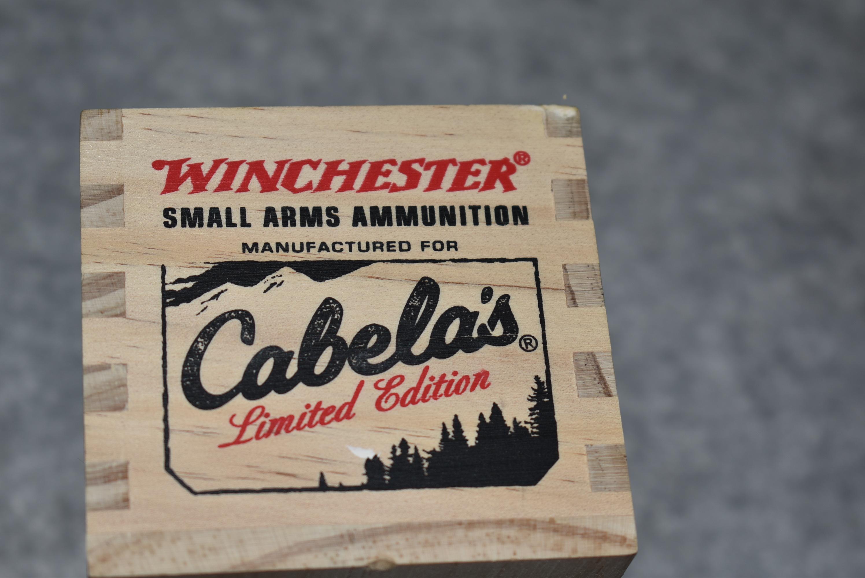 Winchester/Cabelas – Limited Edition Super X 22 Long Rifle Cal. 36 Grain High Velocity Box of Ammo –