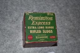 Remington – Express 28ga. 2 ¾” Extra Long Range (RX28RS) Rifled Slugs – ½ Oz. 25ct. Box of Ammo – Fu
