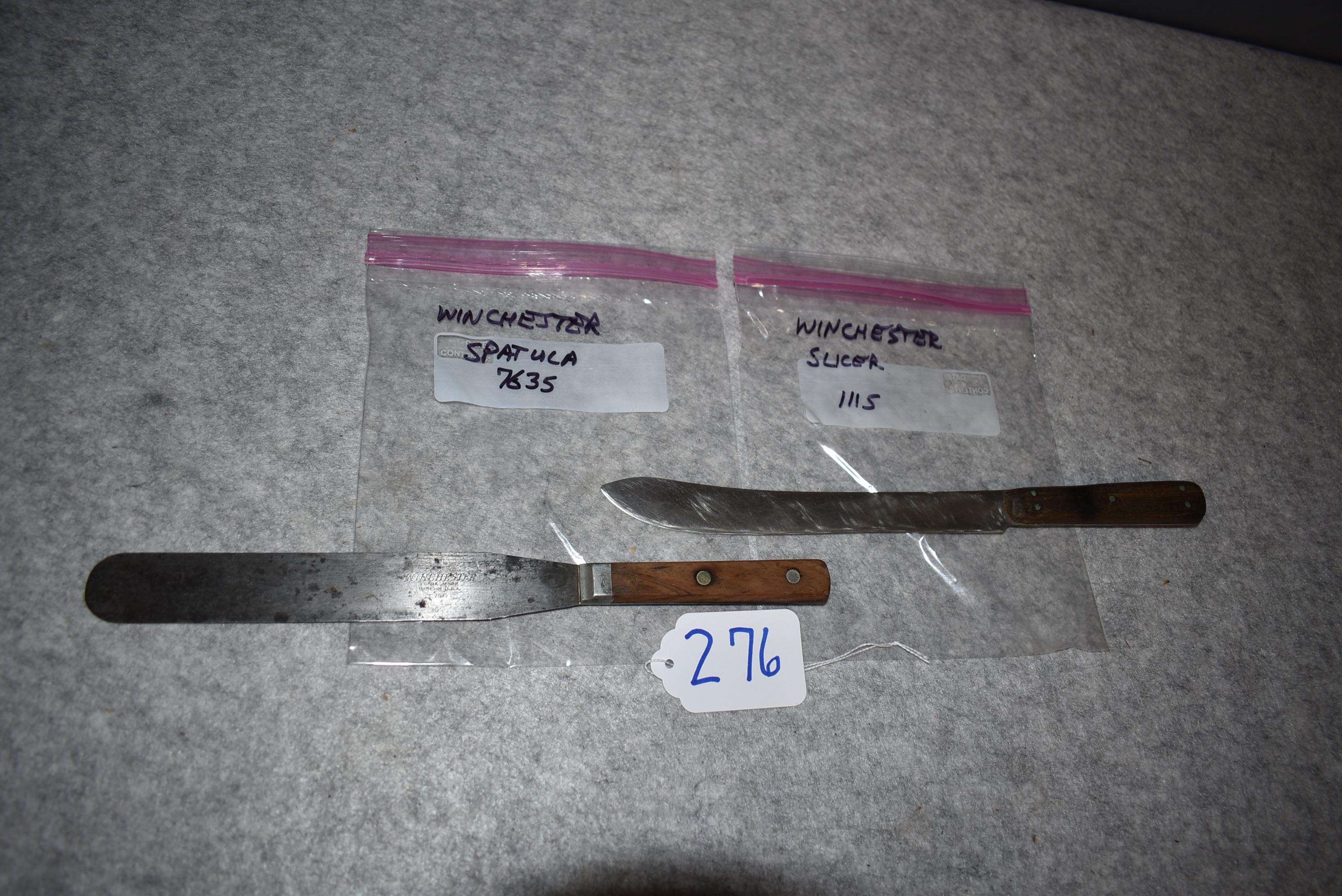 Winchester – No. 7635 11 ½” Spatula & Winchester – No. 1115 12 ¾” Slicing Knife