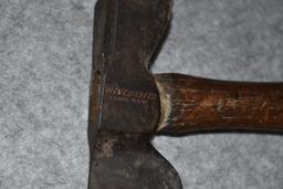 Winchester - Underhill Lathing Pattern Hatchet – w/6 ½” Head, Milled Cut Face & Red Letter Wincheste