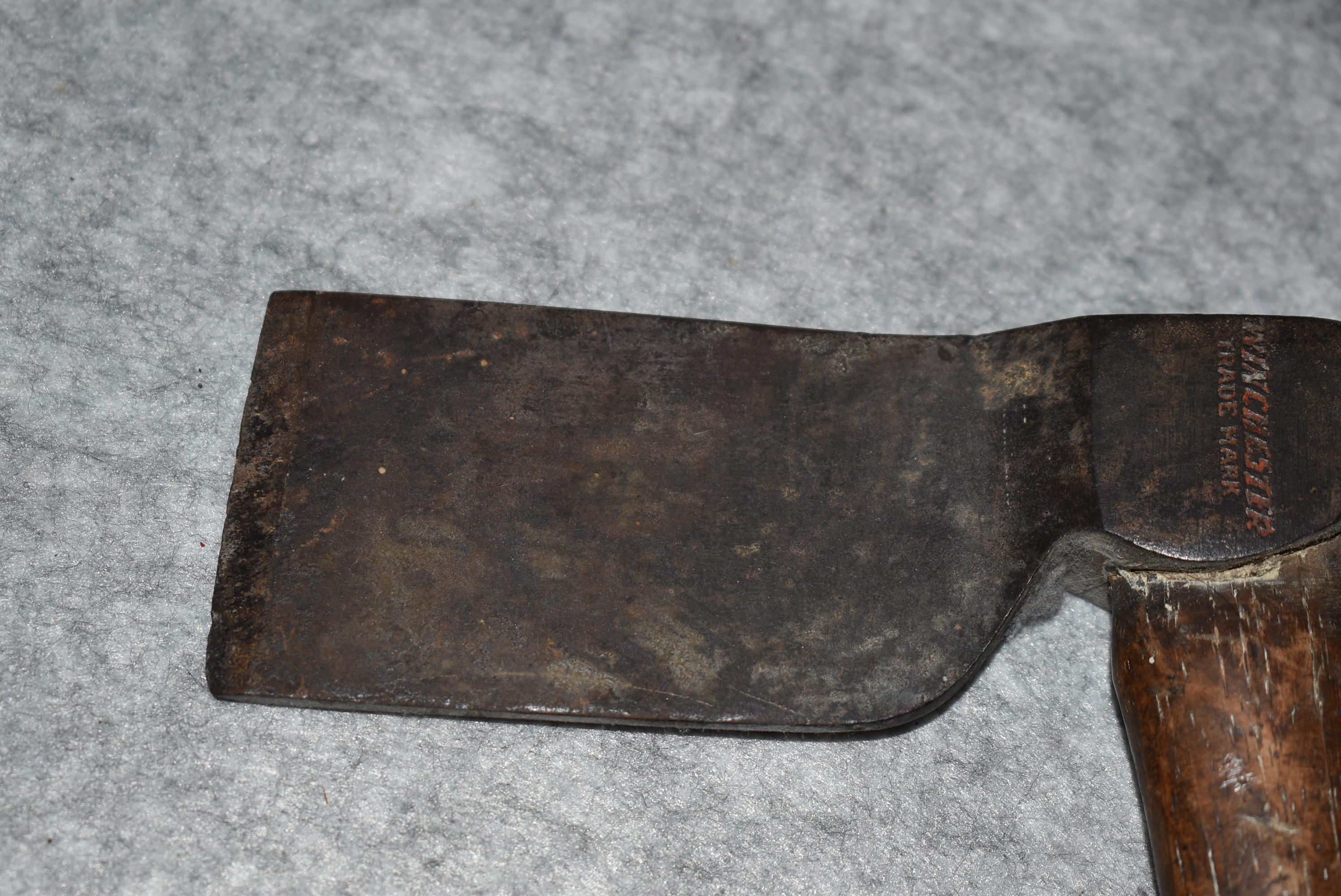 Winchester - Underhill Lathing Pattern Hatchet – w/6 ½” Head, Milled Cut Face & Red Letter Wincheste