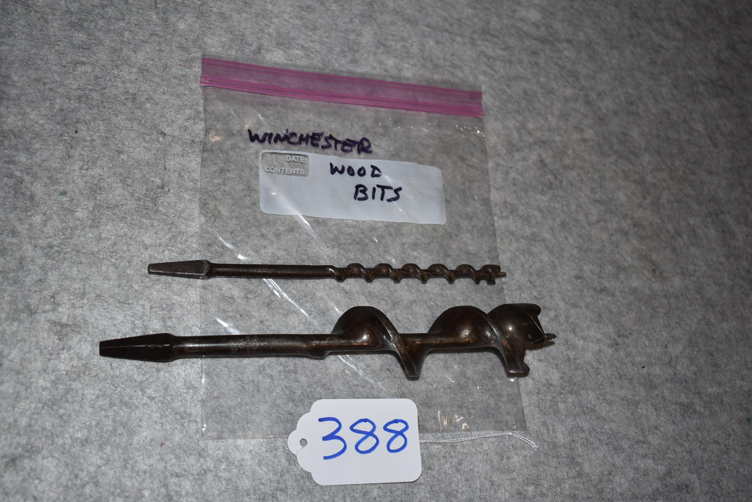 Pair of Winchester Boring Bits – 1st is No. 1224 #24 Boring Bit – 2nd is No. 1203 Boring Bit