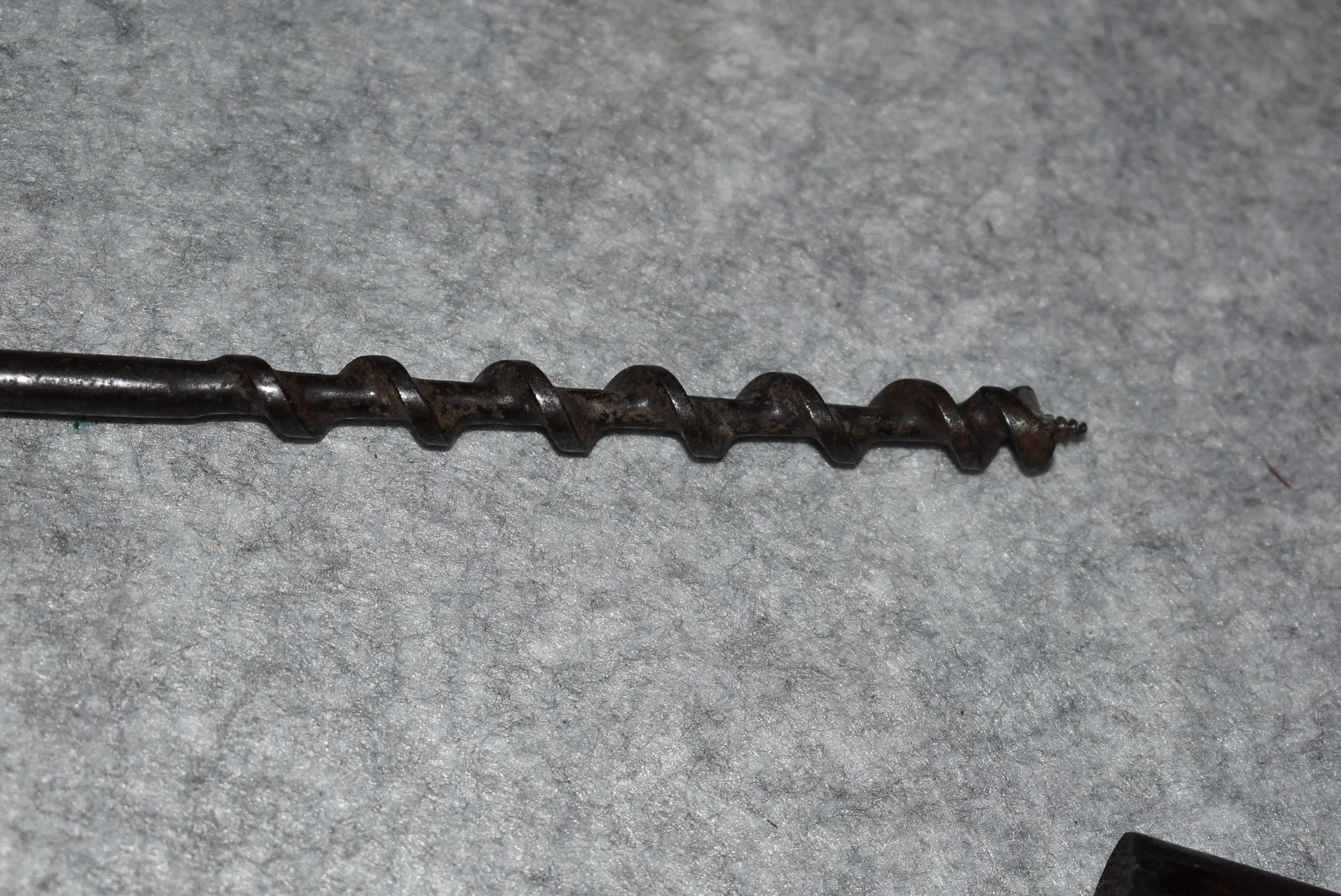 Pair of Winchester Boring Bits – 1st is No. 1224 #24 Boring Bit – 2nd is No. 1203 Boring Bit