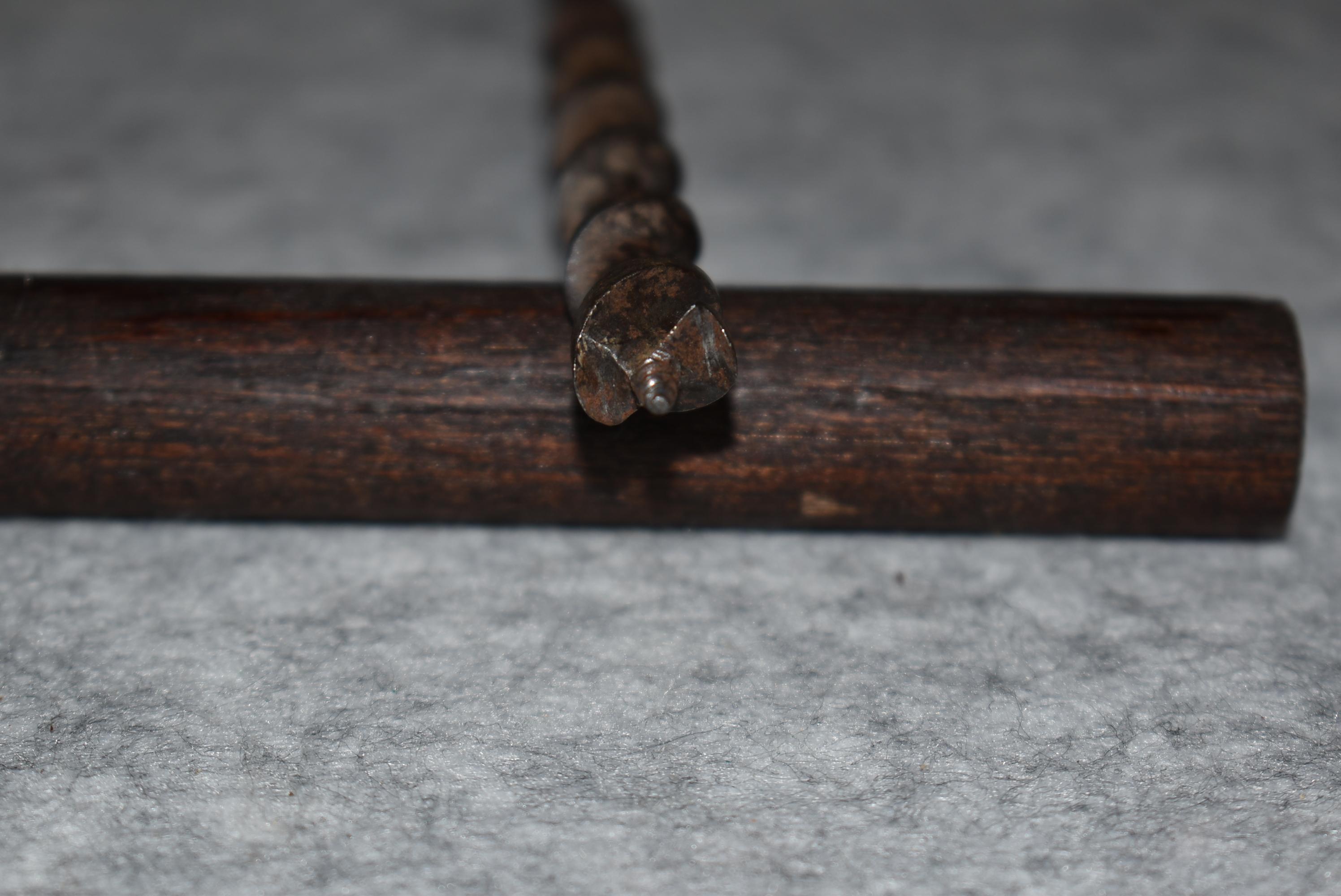 Pair of Winchester Boring Bits – 1st is No. 1224 #24 Boring Bit – 2nd is No. 1203 Boring Bit