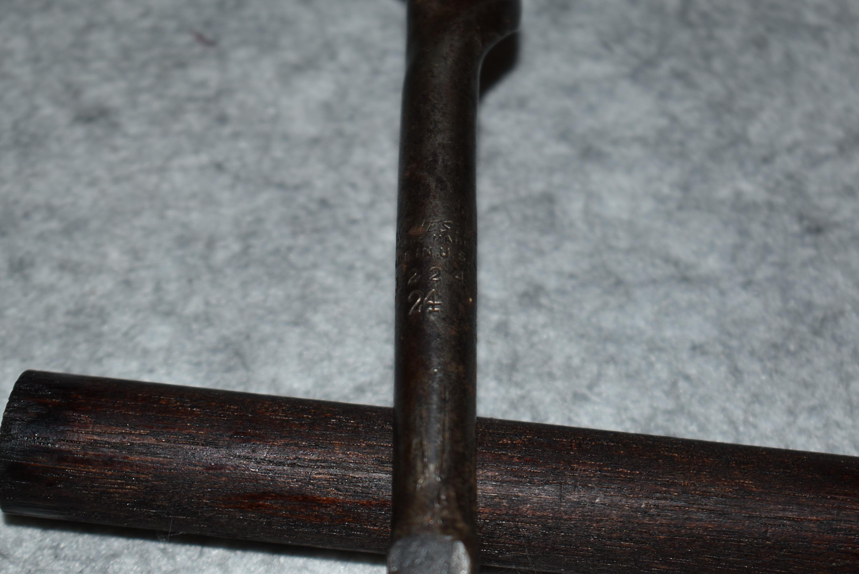 Pair of Winchester Boring Bits – 1st is No. 1224 #24 Boring Bit – 2nd is No. 1203 Boring Bit