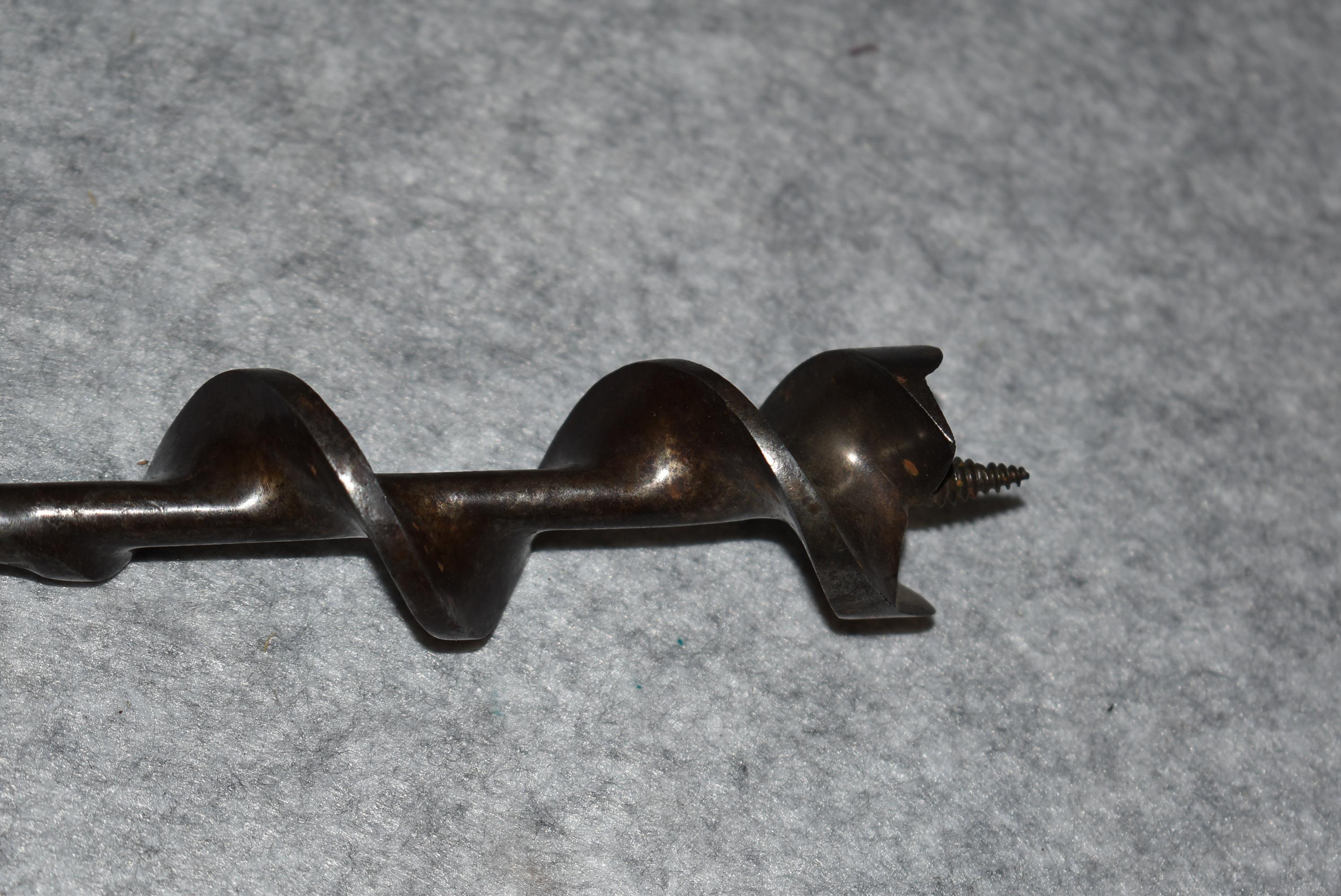 Pair of Winchester Boring Bits – 1st is No. 1224 #24 Boring Bit – 2nd is No. 1203 Boring Bit