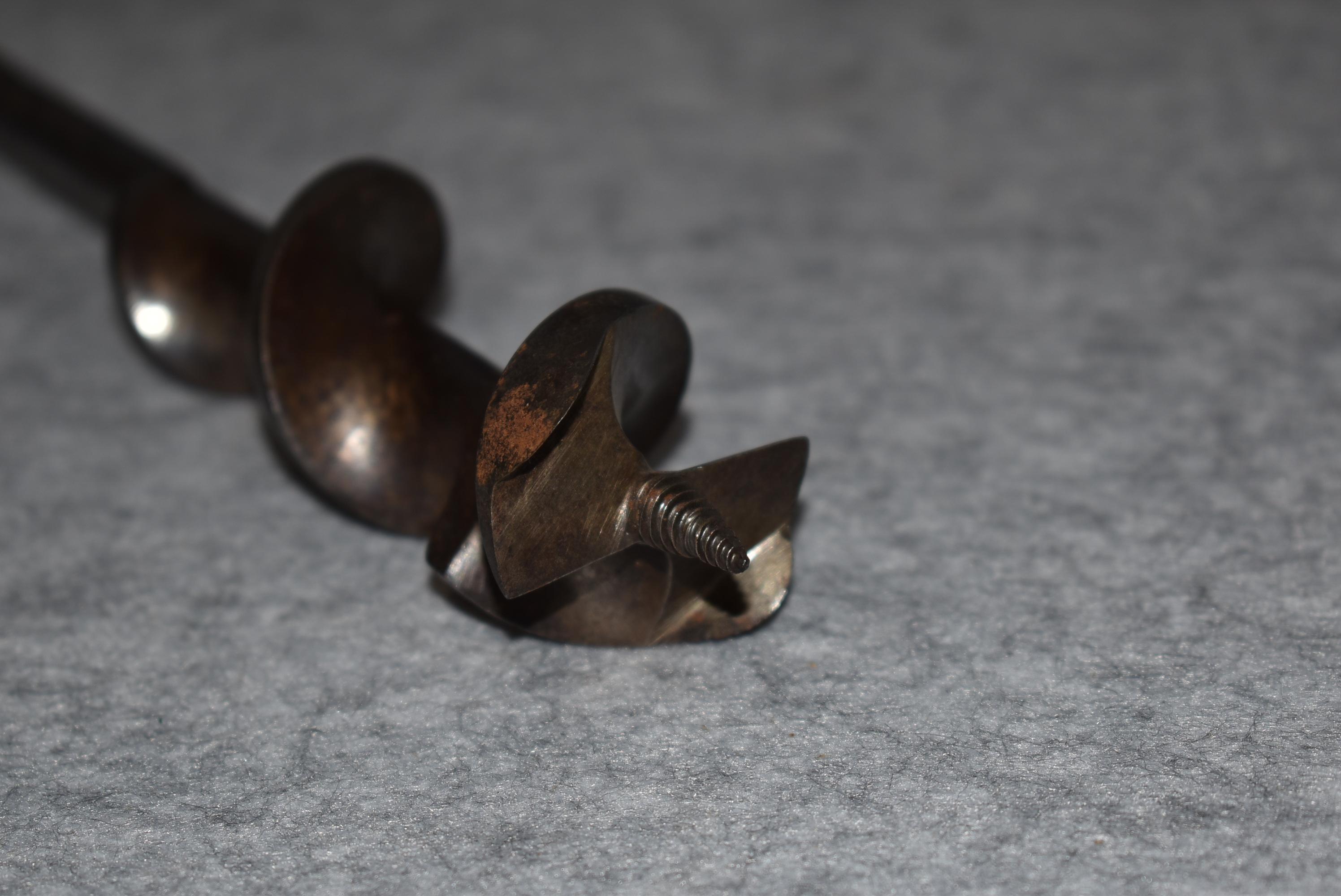 Pair of Winchester Boring Bits – 1st is No. 1224 #24 Boring Bit – 2nd is No. 1203 Boring Bit