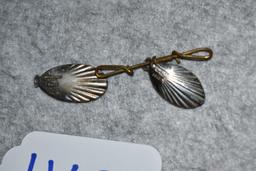 Grouping of 3 Winchester Fishing Lures – 1st is No. 9640 Original Spinner – 2nd is No. 9641 Original