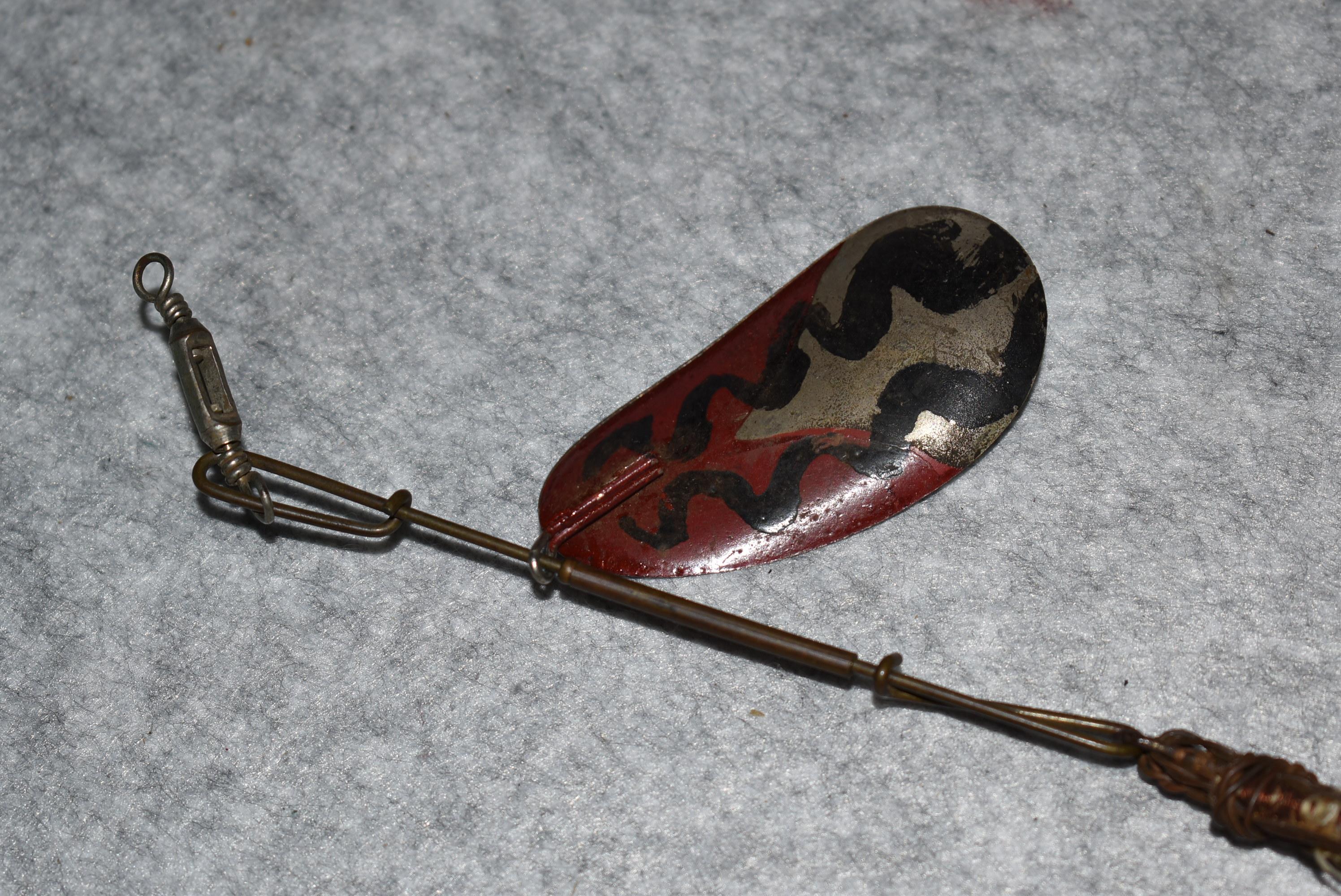 Grouping of 3 Winchester Fishing Lures – 1st is No. 9640 Original Spinner – 2nd is No. 9641 Original