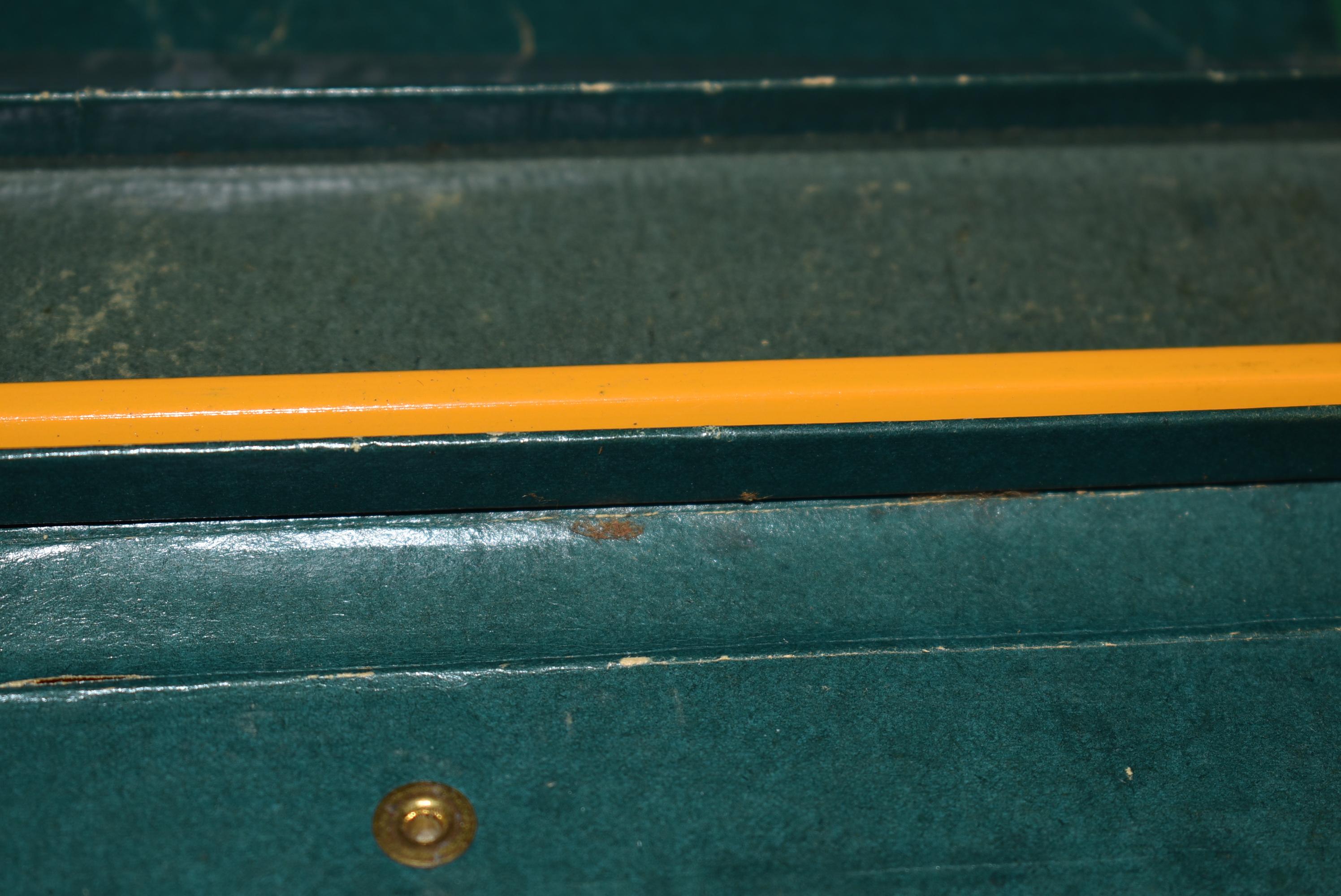 Grouping of 3 Winchester Items – 1st is 8 ½” Long Green Pencil Case – Other 2 are “World Famous Winc