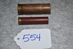 Pair of 2 Shot Shells – 1st is WRA Co. 10ga. Rival – 2nd is Rem. 32ga. 14mm Shot Shell