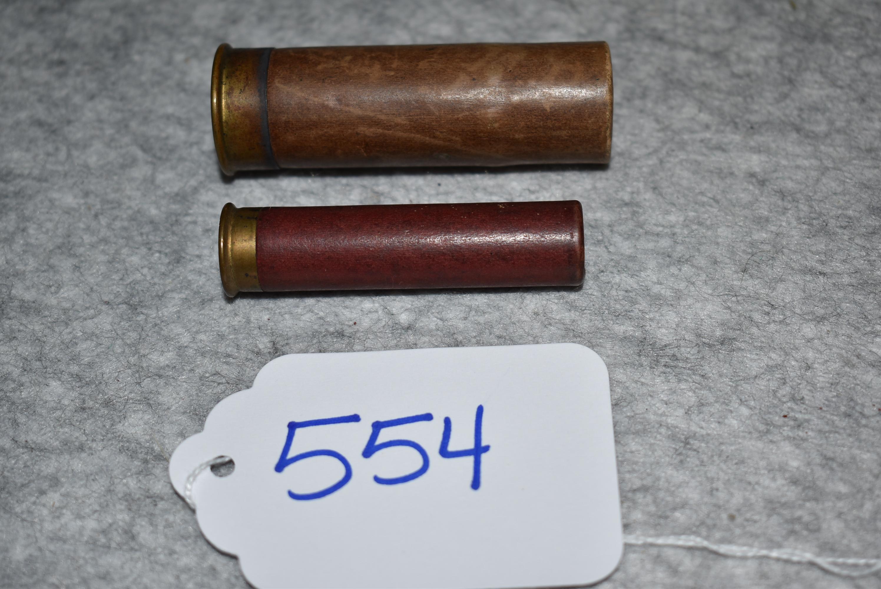Pair of 2 Shot Shells – 1st is WRA Co. 10ga. Rival – 2nd is Rem. 32ga. 14mm Shot Shell