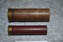 Pair of 2 Shot Shells – 1st is WRA Co. 10ga. Rival – 2nd is Rem. 32ga. 14mm Shot Shell