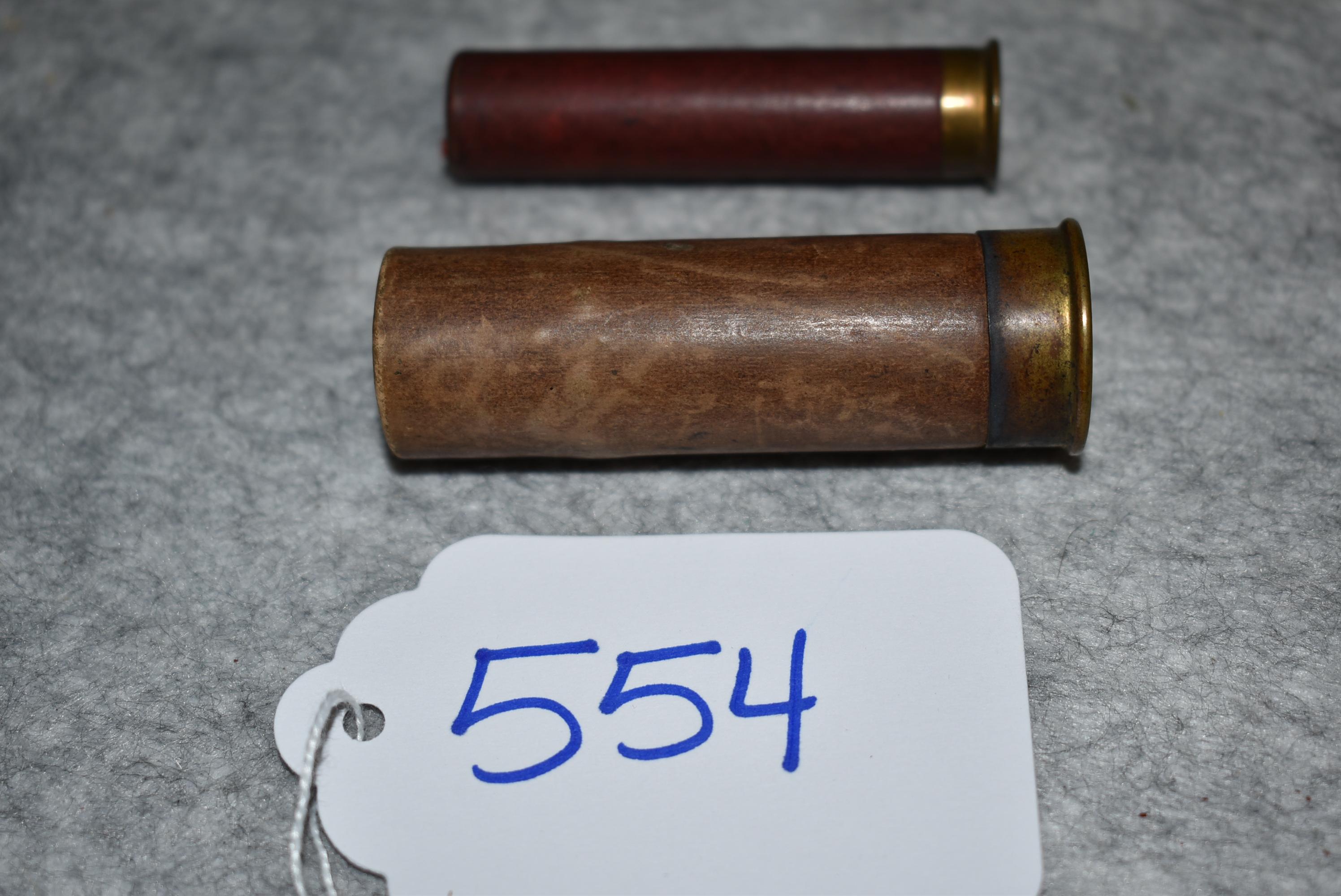 Pair of 2 Shot Shells – 1st is WRA Co. 10ga. Rival – 2nd is Rem. 32ga. 14mm Shot Shell