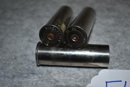 Grouping of Winchester Plated Shot Shells – 1st is 10ga. Shot Shell – 2nd & 3rd is 12ga.
