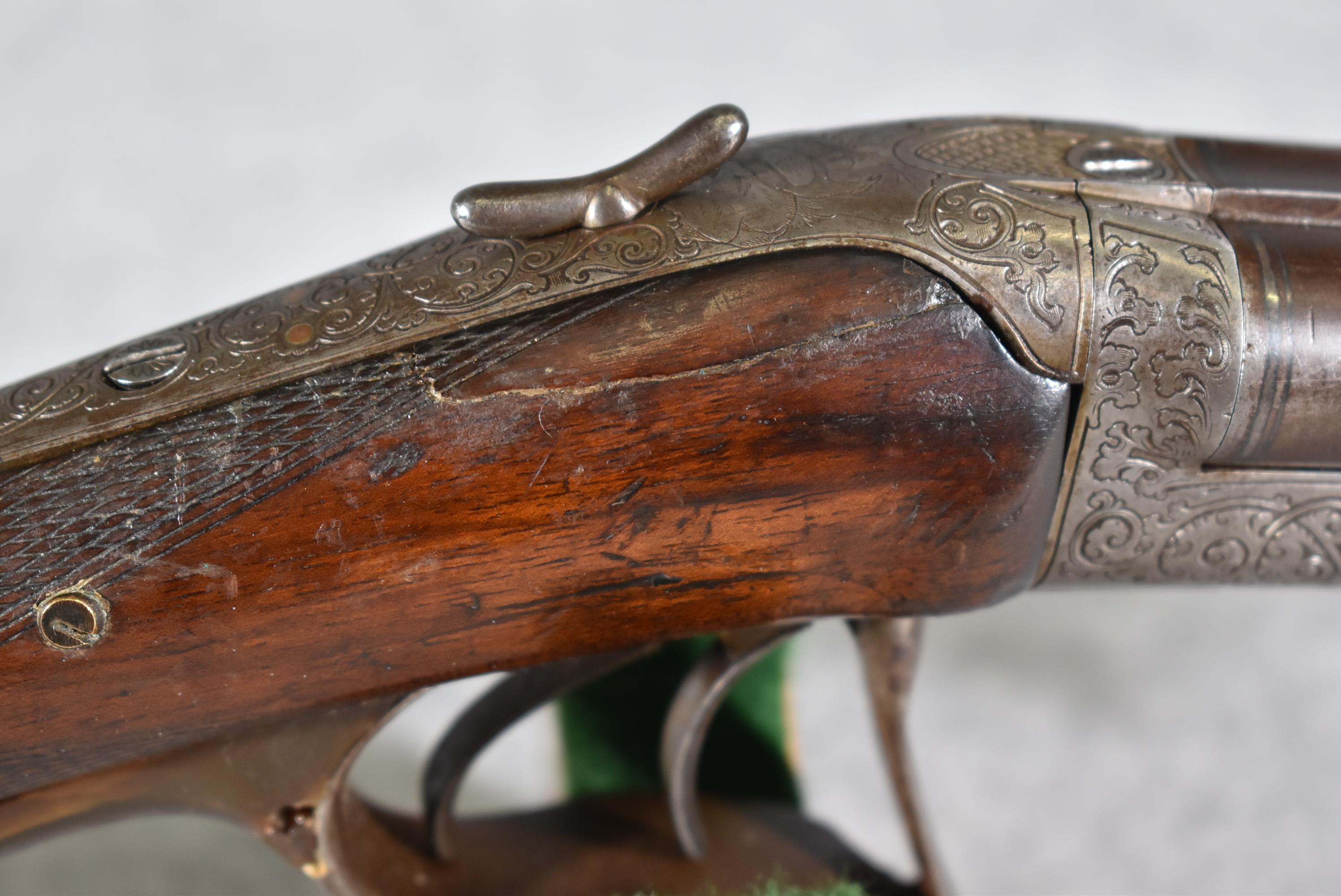 W.F. Morstein in Gubens (German) – 20ga. Hammerless Double Barrel Shotgun