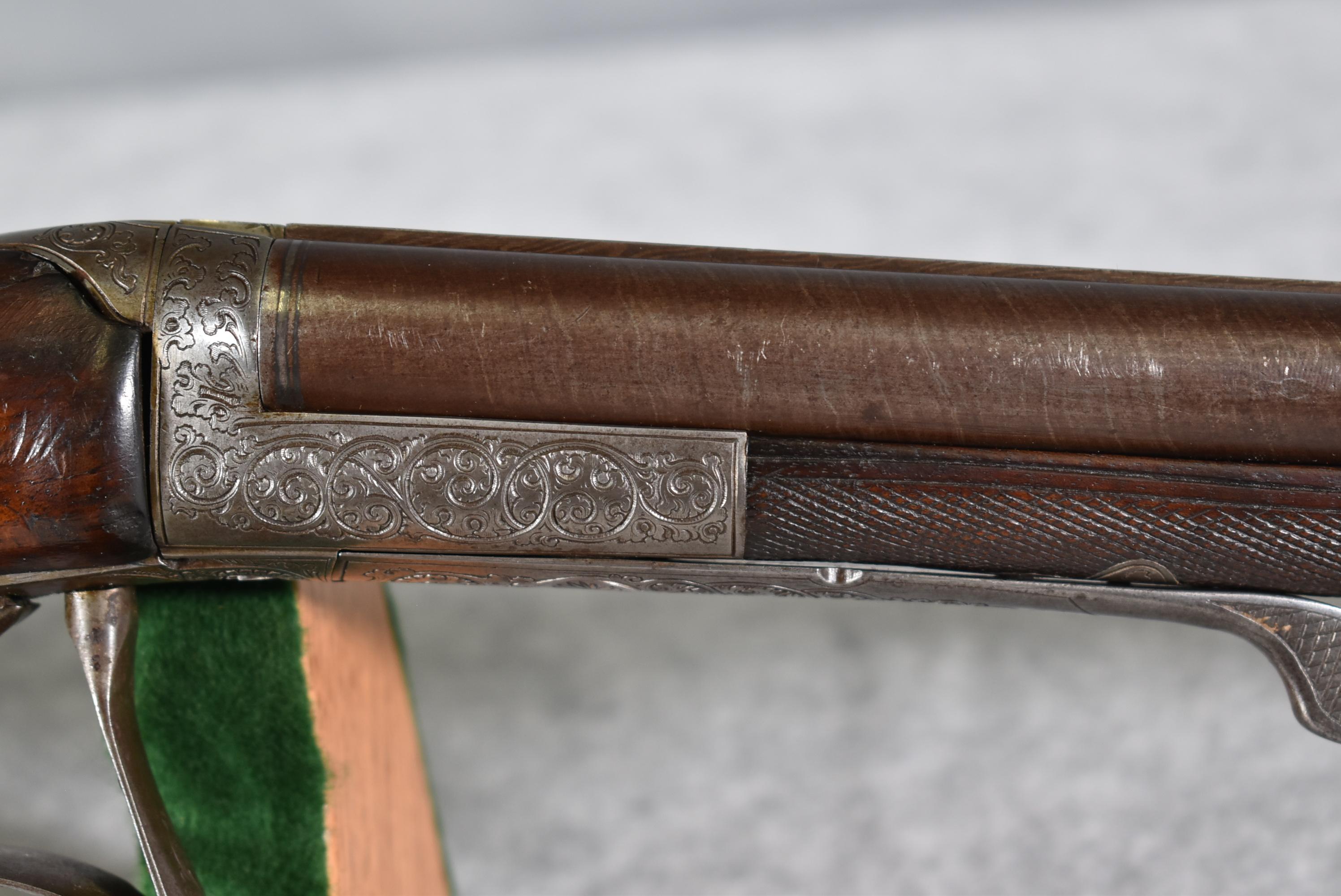 W.F. Morstein in Gubens (German) – 20ga. Hammerless Double Barrel Shotgun