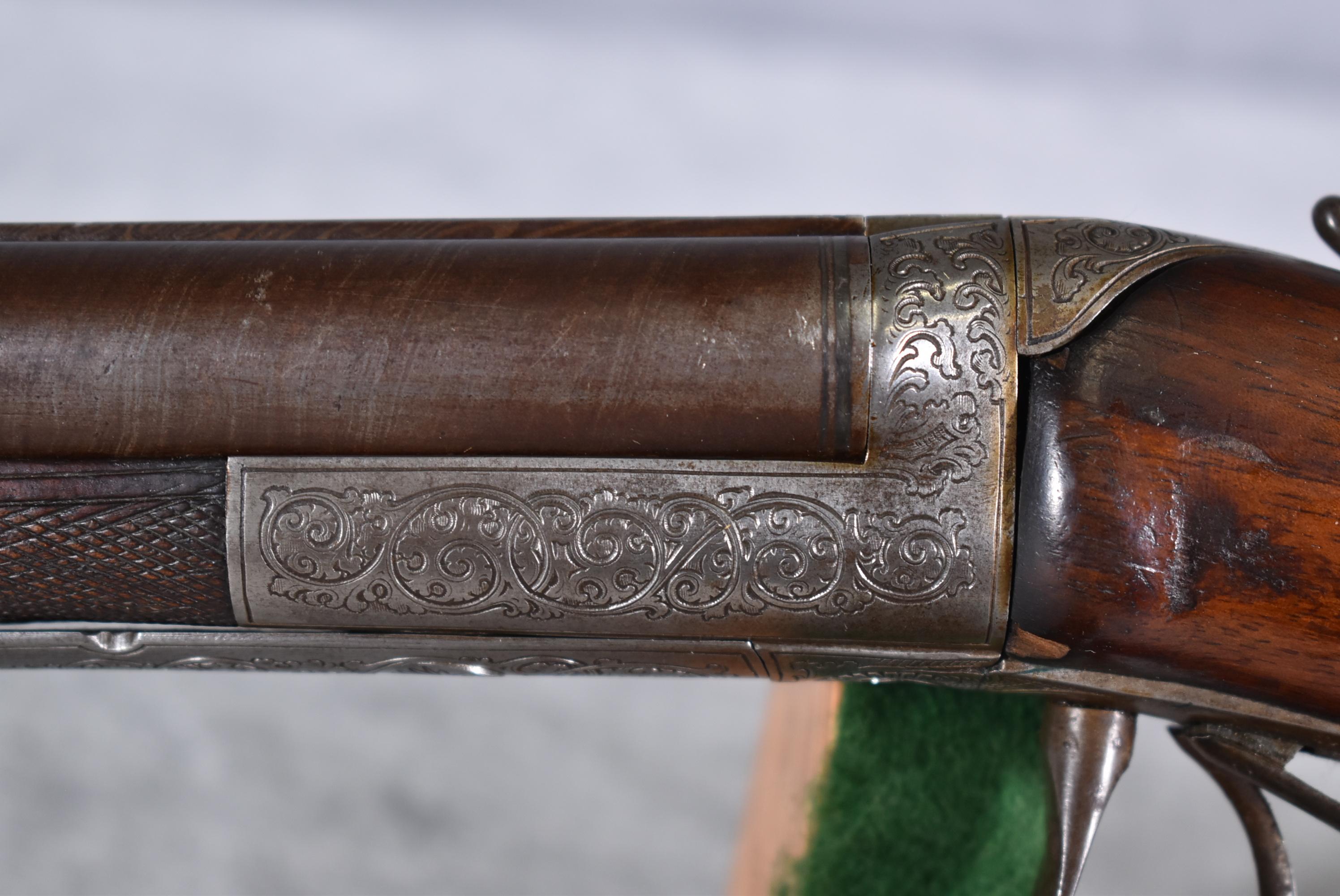 W.F. Morstein in Gubens (German) – 20ga. Hammerless Double Barrel Shotgun